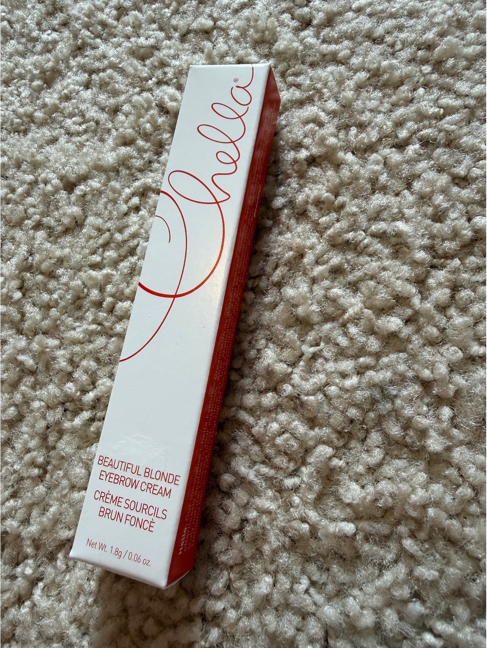 Chella Blonde Eyebrow Cream, new in box